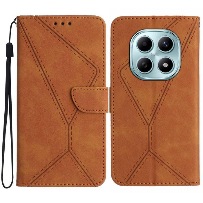 Funda para teléfono de cuero con costuras en relieve, For Redmi A7 Pro 171mm / Poco C85x 5G, For Redmi Note 15 Pro+ 5G Global 163.3mm, For Redmi Note 15 4G / 5G Global 164mm, For Redmi Note 15 Pro 4G Global 163.2mm, For Redmi Note 15 Pro 5G Global 163....
