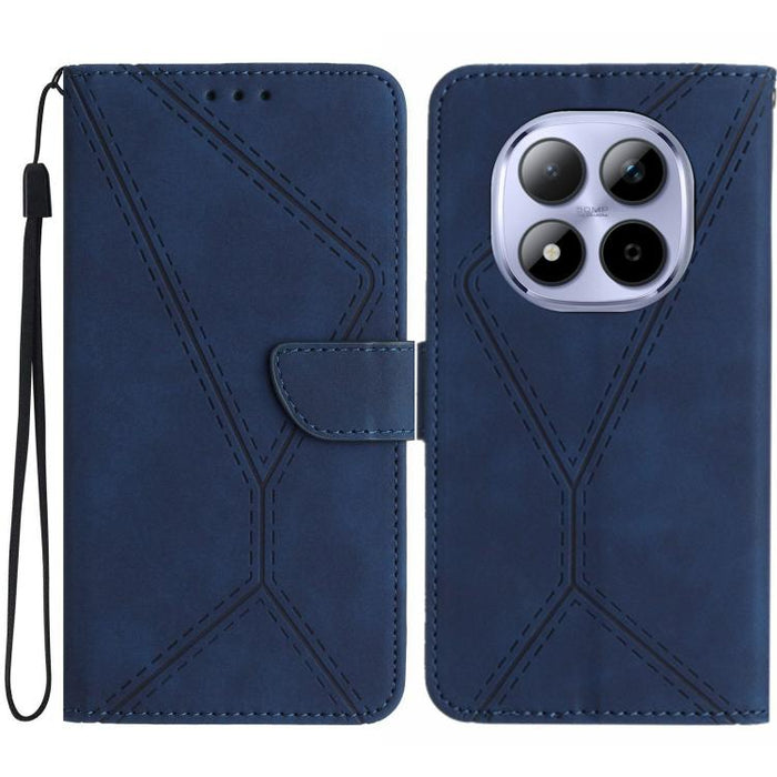 Funda para teléfono de cuero con costuras en relieve, For Redmi A7 Pro 171mm / Poco C85x 5G, For Redmi Note 15 Pro+ 5G Global 163.3mm, For Redmi Note 15 4G / 5G Global 164mm, For Redmi Note 15 Pro 4G Global 163.2mm, For Redmi Note 15 Pro 5G Global 163....