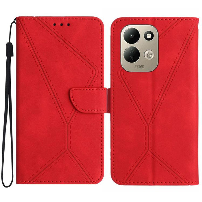 Funda para teléfono de cuero con costuras en relieve, For Redmi A7 Pro 171mm / Poco C85x 5G, For Redmi Note 15 Pro+ 5G Global 163.3mm, For Redmi Note 15 4G / 5G Global 164mm, For Redmi Note 15 Pro 4G Global 163.2mm, For Redmi Note 15 Pro 5G Global 163....