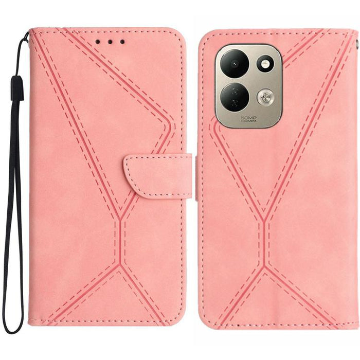 Funda para teléfono de cuero con costuras en relieve, For Redmi A7 Pro 171mm / Poco C85x 5G, For Redmi Note 15 Pro+ 5G Global 163.3mm, For Redmi Note 15 4G / 5G Global 164mm, For Redmi Note 15 Pro 4G Global 163.2mm, For Redmi Note 15 Pro 5G Global 163....