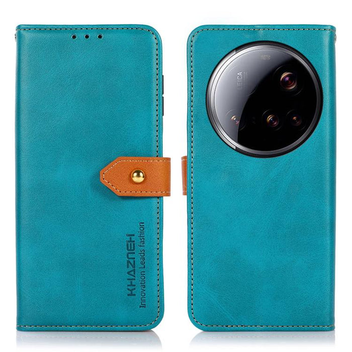 Funda de cuero con tapa para teléfono con textura de piel de vaca KHAZNEH, For Xiaomi 17T Pro 5G, For Xiaomi 17T 5G, For Xiaomi 17 Pro Max, For Xiaomi 17 Pro, For Xiaomi 17, For Xiaomi 15T Pro 5G, For Xiaomi 15T 5G                                      ...