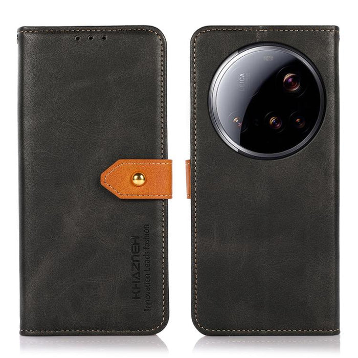 Funda de cuero con tapa para teléfono con textura de piel de vaca KHAZNEH, For Xiaomi 17T Pro 5G, For Xiaomi 17T 5G, For Xiaomi 17 Pro Max, For Xiaomi 17 Pro, For Xiaomi 17, For Xiaomi 15T Pro 5G, For Xiaomi 15T 5G                                      ...