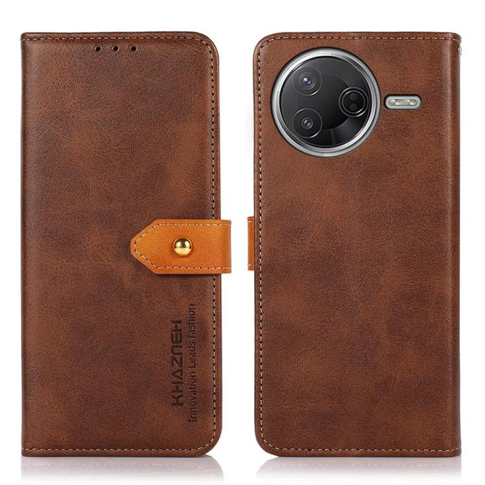 Funda de cuero con tapa para teléfono con textura de piel de vaca KHAZNEH, For Xiaomi 17T Pro 5G, For Xiaomi 17T 5G, For Xiaomi 17 Pro Max, For Xiaomi 17 Pro, For Xiaomi 17, For Xiaomi 15T Pro 5G, For Xiaomi 15T 5G                                      ...