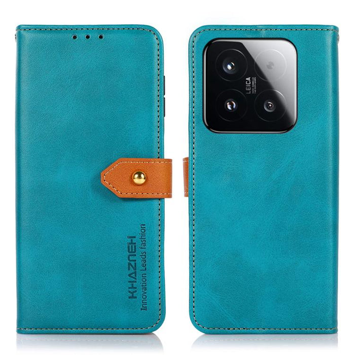 Funda de cuero con tapa para teléfono con textura de piel de vaca KHAZNEH, For Xiaomi 17T Pro 5G, For Xiaomi 17T 5G, For Xiaomi 17 Pro Max, For Xiaomi 17 Pro, For Xiaomi 17, For Xiaomi 15T Pro 5G, For Xiaomi 15T 5G                                      ...