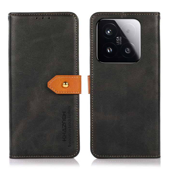Funda de cuero con tapa para teléfono con textura de piel de vaca KHAZNEH, For Xiaomi 17T Pro 5G, For Xiaomi 17T 5G, For Xiaomi 17 Pro Max, For Xiaomi 17 Pro, For Xiaomi 17, For Xiaomi 15T Pro 5G, For Xiaomi 15T 5G                                      ...