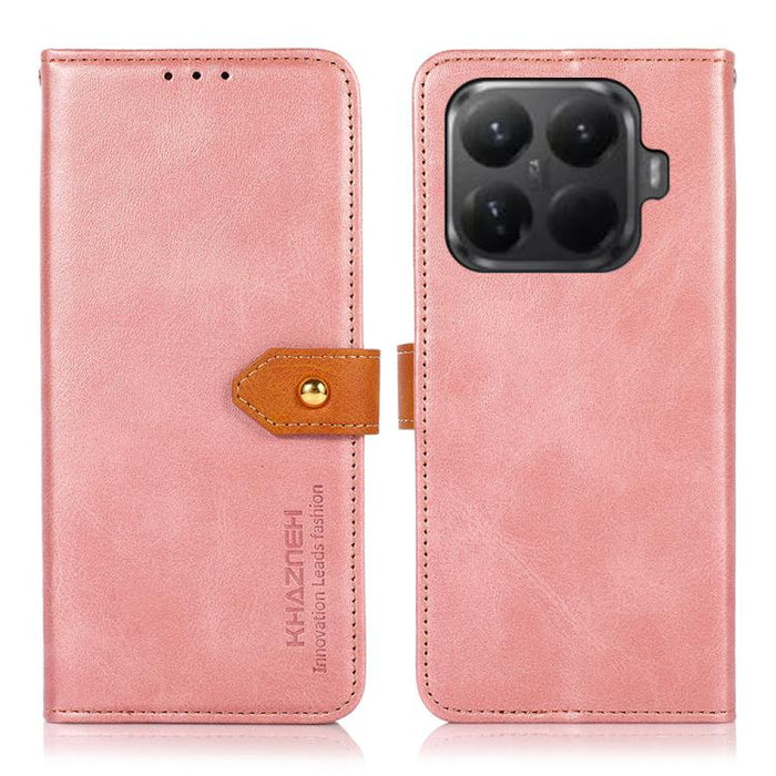 Funda de cuero con tapa para teléfono con textura de piel de vaca KHAZNEH, For Xiaomi 17T Pro 5G, For Xiaomi 17T 5G, For Xiaomi 17 Pro Max, For Xiaomi 17 Pro, For Xiaomi 17, For Xiaomi 15T Pro 5G, For Xiaomi 15T 5G                                      ...