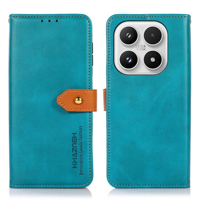 Funda de cuero con tapa para teléfono con textura de piel de vaca KHAZNEH, For Xiaomi 17T Pro 5G, For Xiaomi 17T 5G, For Xiaomi 17 Pro Max, For Xiaomi 17 Pro, For Xiaomi 17, For Xiaomi 15T Pro 5G, For Xiaomi 15T 5G                                      ...