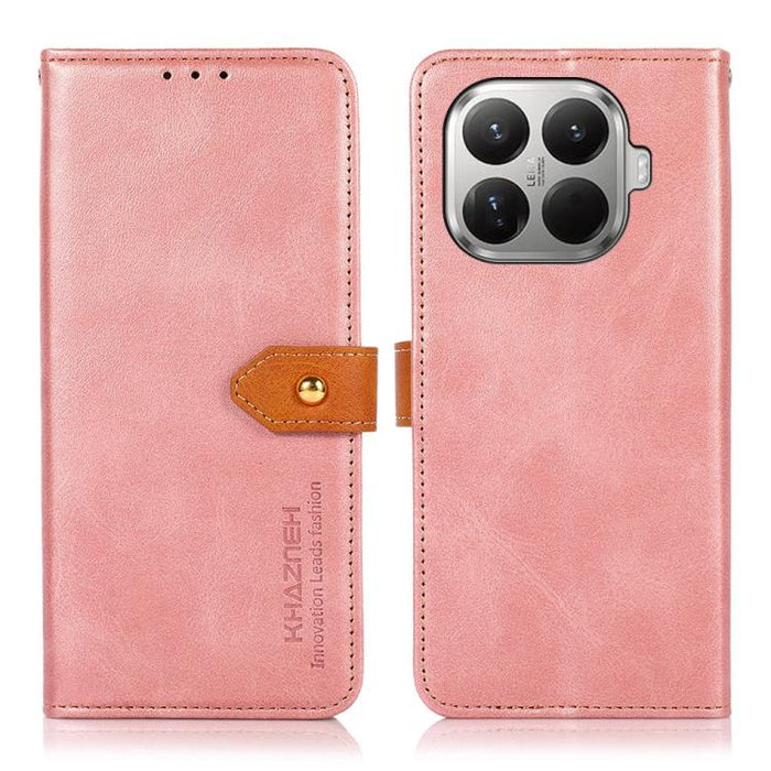 Funda de cuero con tapa para teléfono con textura de piel de vaca KHAZNEH, For Xiaomi 17T Pro 5G, For Xiaomi 17T 5G, For Xiaomi 17 Pro Max, For Xiaomi 17 Pro, For Xiaomi 17, For Xiaomi 15T Pro 5G, For Xiaomi 15T 5G                                      ...