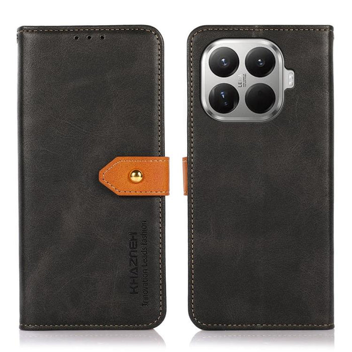 Funda de cuero con tapa para teléfono con textura de piel de vaca KHAZNEH, For Xiaomi 17T Pro 5G, For Xiaomi 17T 5G, For Xiaomi 17 Pro Max, For Xiaomi 17 Pro, For Xiaomi 17, For Xiaomi 15T Pro 5G, For Xiaomi 15T 5G                                      ...