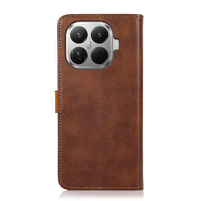 Funda de cuero con tapa para teléfono con textura de piel de vaca KHAZNEH, For Xiaomi 17T Pro 5G, For Xiaomi 17T 5G, For Xiaomi 17 Pro Max, For Xiaomi 17 Pro, For Xiaomi 17, For Xiaomi 15T Pro 5G, For Xiaomi 15T 5G                                      ...