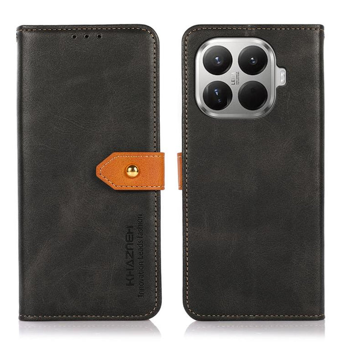 Funda de cuero con tapa para teléfono con textura de piel de vaca KHAZNEH, For Xiaomi 17T Pro 5G, For Xiaomi 17T 5G, For Xiaomi 17 Pro Max, For Xiaomi 17 Pro, For Xiaomi 17, For Xiaomi 15T Pro 5G, For Xiaomi 15T 5G                                      ...