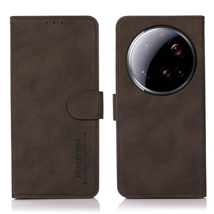 Funda de cuero para teléfono con textura mate KHAZNEH, For Xiaomi 17T Pro 5G, For Xiaomi 17T 5G, For Xiaomi 17 Pro Max, For Xiaomi 17 Pro, For Xiaomi 17, For Xiaomi 15T Pro 5G, For Xiaomi 15T 5G, For Xiaomi Poco F7 Pro / F7 Ultra Global                ...