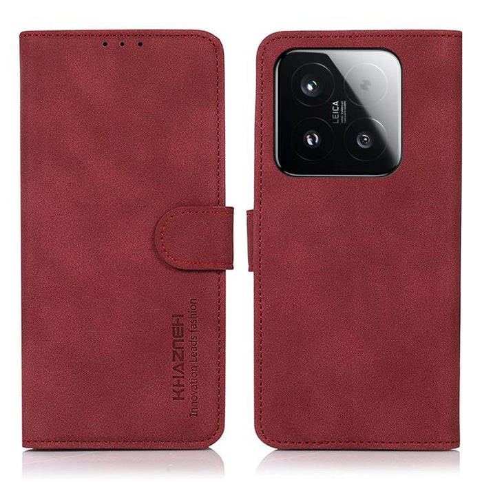 Funda de cuero para teléfono con textura mate KHAZNEH, For Xiaomi 17T Pro 5G, For Xiaomi 17T 5G, For Xiaomi 17 Pro Max, For Xiaomi 17 Pro, For Xiaomi 17, For Xiaomi 15T Pro 5G, For Xiaomi 15T 5G, For Xiaomi Poco F7 Pro / F7 Ultra Global                ...