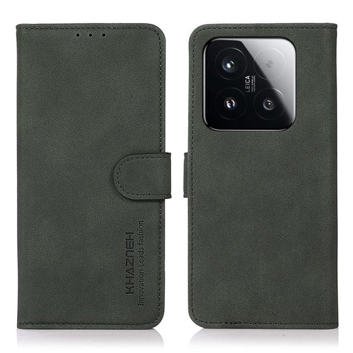 Funda de cuero para teléfono con textura mate KHAZNEH, For Xiaomi 17T Pro 5G, For Xiaomi 17T 5G, For Xiaomi 17 Pro Max, For Xiaomi 17 Pro, For Xiaomi 17, For Xiaomi 15T Pro 5G, For Xiaomi 15T 5G, For Xiaomi Poco F7 Pro / F7 Ultra Global                ...