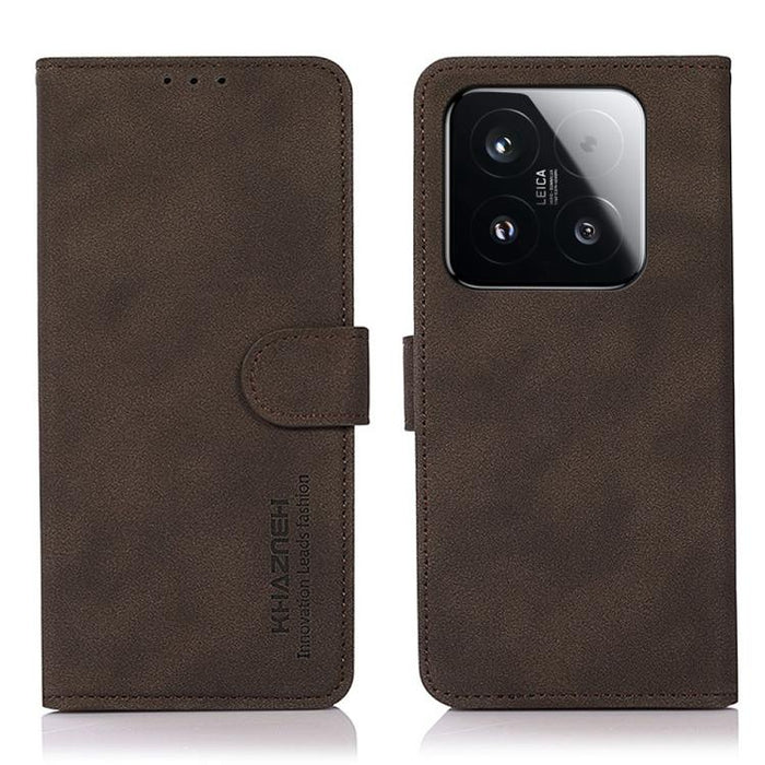 Funda de cuero para teléfono con textura mate KHAZNEH, For Xiaomi 17T Pro 5G, For Xiaomi 17T 5G, For Xiaomi 17 Pro Max, For Xiaomi 17 Pro, For Xiaomi 17, For Xiaomi 15T Pro 5G, For Xiaomi 15T 5G, For Xiaomi Poco F7 Pro / F7 Ultra Global                ...