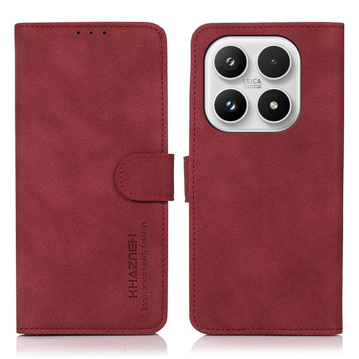 Funda de cuero para teléfono con textura mate KHAZNEH, For Xiaomi 17T Pro 5G, For Xiaomi 17T 5G, For Xiaomi 17 Pro Max, For Xiaomi 17 Pro, For Xiaomi 17, For Xiaomi 15T Pro 5G, For Xiaomi 15T 5G, For Xiaomi Poco F7 Pro / F7 Ultra Global                ...