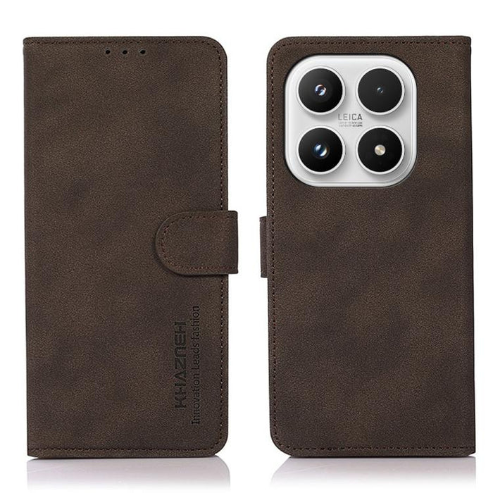 Funda de cuero para teléfono con textura mate KHAZNEH, For Xiaomi 17T Pro 5G, For Xiaomi 17T 5G, For Xiaomi 17 Pro Max, For Xiaomi 17 Pro, For Xiaomi 17, For Xiaomi 15T Pro 5G, For Xiaomi 15T 5G, For Xiaomi Poco F7 Pro / F7 Ultra Global                ...