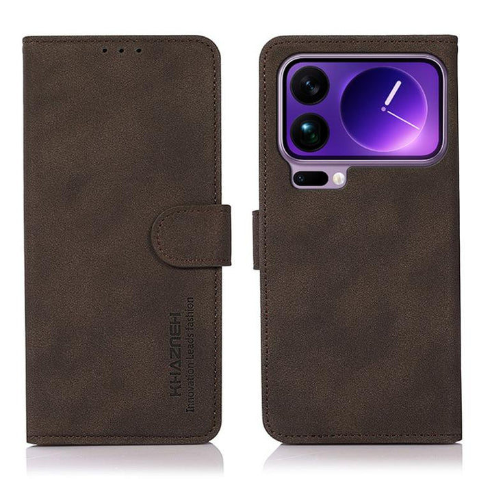 Funda de cuero para teléfono con textura mate KHAZNEH, For Xiaomi 17T Pro 5G, For Xiaomi 17T 5G, For Xiaomi 17 Pro Max, For Xiaomi 17 Pro, For Xiaomi 17, For Xiaomi 15T Pro 5G, For Xiaomi 15T 5G, For Xiaomi Poco F7 Pro / F7 Ultra Global                ...