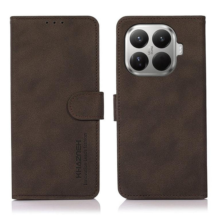 Funda de cuero para teléfono con textura mate KHAZNEH, For Xiaomi 17T Pro 5G, For Xiaomi 17T 5G, For Xiaomi 17 Pro Max, For Xiaomi 17 Pro, For Xiaomi 17, For Xiaomi 15T Pro 5G, For Xiaomi 15T 5G, For Xiaomi Poco F7 Pro / F7 Ultra Global                ...