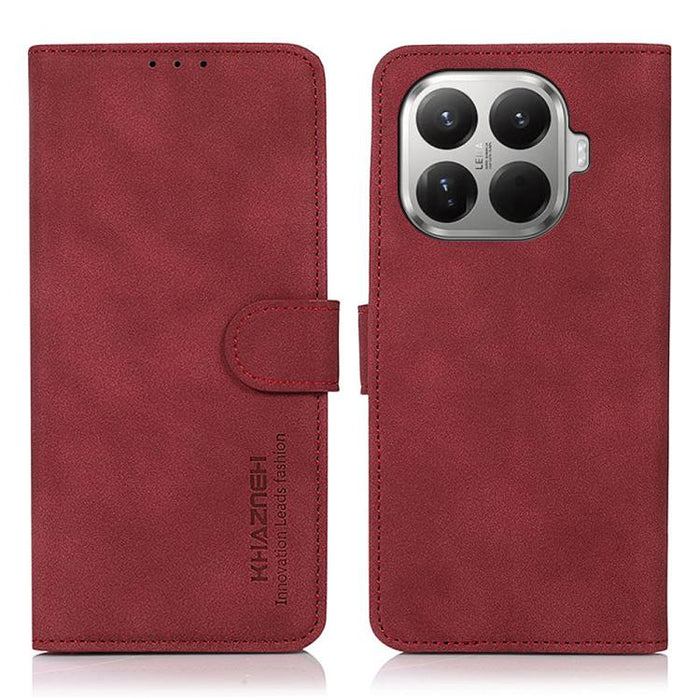 Funda de cuero para teléfono con textura mate KHAZNEH, For Xiaomi 17T Pro 5G, For Xiaomi 17T 5G, For Xiaomi 17 Pro Max, For Xiaomi 17 Pro, For Xiaomi 17, For Xiaomi 15T Pro 5G, For Xiaomi 15T 5G, For Xiaomi Poco F7 Pro / F7 Ultra Global                ...