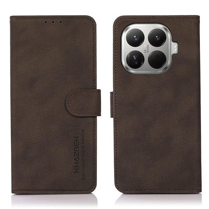 Funda de cuero para teléfono con textura mate KHAZNEH, For Xiaomi 17T Pro 5G, For Xiaomi 17T 5G, For Xiaomi 17 Pro Max, For Xiaomi 17 Pro, For Xiaomi 17, For Xiaomi 15T Pro 5G, For Xiaomi 15T 5G, For Xiaomi Poco F7 Pro / F7 Ultra Global                ...