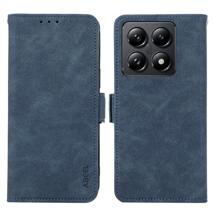 Funda de cuero para teléfono con tecnología RFID y imán esmerilado ABEEL, For Xiaomi 17T Pro 5G, For Xiaomi 17T 5G, For Xiaomi 17 Pro Max, For Xiaomi 17 Pro, For Xiaomi 17, For Xiaomi 15T Pro 5G, For Xiaomi 15T 5G, For Xiaomi Poco F7 Pro / F7 Ultra Glo...