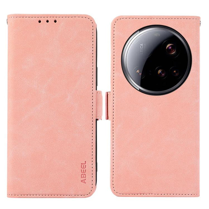 Funda de cuero para teléfono con tecnología RFID y imán esmerilado ABEEL, For Xiaomi 17T Pro 5G, For Xiaomi 17T 5G, For Xiaomi 17 Pro Max, For Xiaomi 17 Pro, For Xiaomi 17, For Xiaomi 15T Pro 5G, For Xiaomi 15T 5G, For Xiaomi Poco F7 Pro / F7 Ultra Glo...