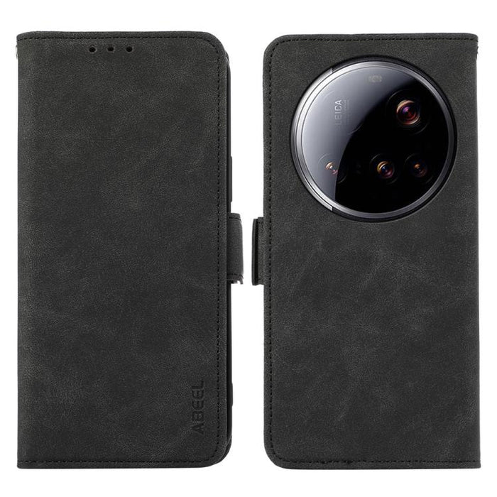 Funda de cuero para teléfono con tecnología RFID y imán esmerilado ABEEL, For Xiaomi 17T Pro 5G, For Xiaomi 17T 5G, For Xiaomi 17 Pro Max, For Xiaomi 17 Pro, For Xiaomi 17, For Xiaomi 15T Pro 5G, For Xiaomi 15T 5G, For Xiaomi Poco F7 Pro / F7 Ultra Glo...