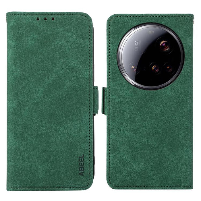 Funda de cuero para teléfono con tecnología RFID y imán esmerilado ABEEL, For Xiaomi 17T Pro 5G, For Xiaomi 17T 5G, For Xiaomi 17 Pro Max, For Xiaomi 17 Pro, For Xiaomi 17, For Xiaomi 15T Pro 5G, For Xiaomi 15T 5G, For Xiaomi Poco F7 Pro / F7 Ultra Glo...