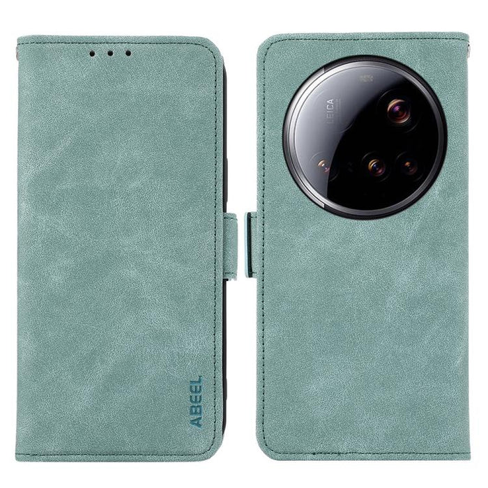 Funda de cuero para teléfono con tecnología RFID y imán esmerilado ABEEL, For Xiaomi 17T Pro 5G, For Xiaomi 17T 5G, For Xiaomi 17 Pro Max, For Xiaomi 17 Pro, For Xiaomi 17, For Xiaomi 15T Pro 5G, For Xiaomi 15T 5G, For Xiaomi Poco F7 Pro / F7 Ultra Glo...