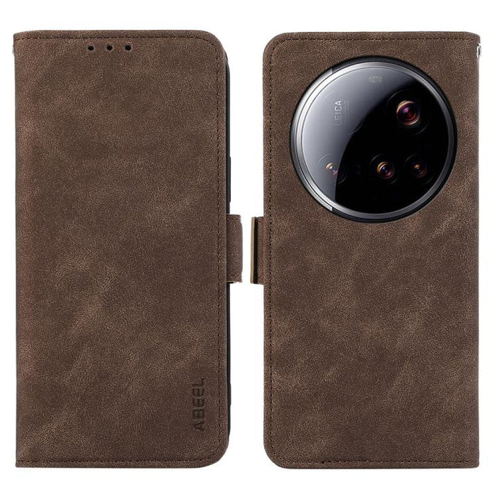Funda de cuero para teléfono con tecnología RFID y imán esmerilado ABEEL, For Xiaomi 17T Pro 5G, For Xiaomi 17T 5G, For Xiaomi 17 Pro Max, For Xiaomi 17 Pro, For Xiaomi 17, For Xiaomi 15T Pro 5G, For Xiaomi 15T 5G, For Xiaomi Poco F7 Pro / F7 Ultra Glo...