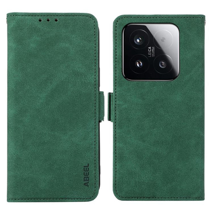 Funda de cuero para teléfono con tecnología RFID y imán esmerilado ABEEL, For Xiaomi 17T Pro 5G, For Xiaomi 17T 5G, For Xiaomi 17 Pro Max, For Xiaomi 17 Pro, For Xiaomi 17, For Xiaomi 15T Pro 5G, For Xiaomi 15T 5G, For Xiaomi Poco F7 Pro / F7 Ultra Glo...