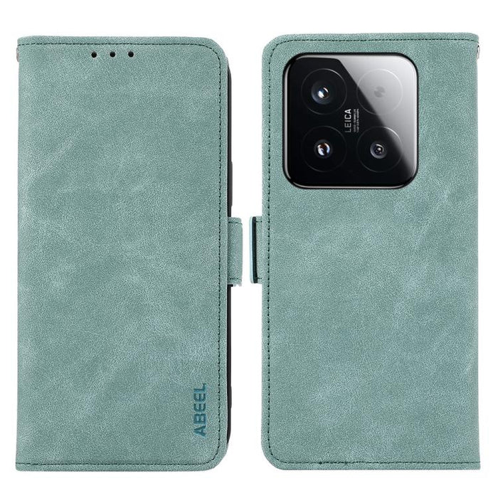 Funda de cuero para teléfono con tecnología RFID y imán esmerilado ABEEL, For Xiaomi 17T Pro 5G, For Xiaomi 17T 5G, For Xiaomi 17 Pro Max, For Xiaomi 17 Pro, For Xiaomi 17, For Xiaomi 15T Pro 5G, For Xiaomi 15T 5G, For Xiaomi Poco F7 Pro / F7 Ultra Glo...