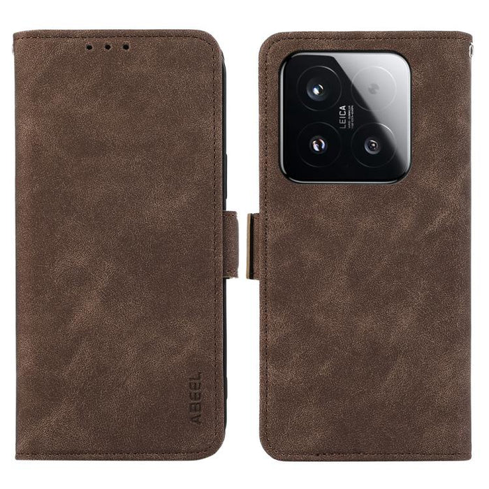 Funda de cuero para teléfono con tecnología RFID y imán esmerilado ABEEL, For Xiaomi 17T Pro 5G, For Xiaomi 17T 5G, For Xiaomi 17 Pro Max, For Xiaomi 17 Pro, For Xiaomi 17, For Xiaomi 15T Pro 5G, For Xiaomi 15T 5G, For Xiaomi Poco F7 Pro / F7 Ultra Glo...