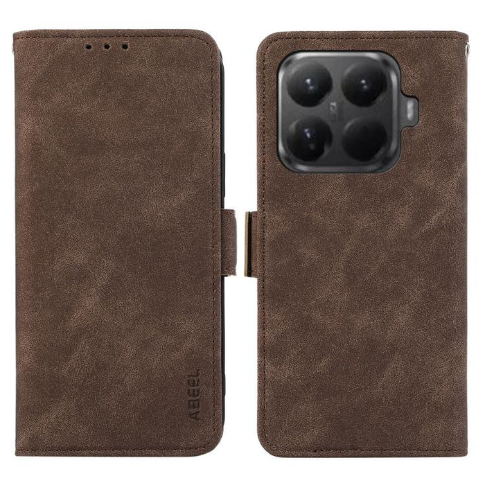 Funda de cuero para teléfono con tecnología RFID y imán esmerilado ABEEL, For Xiaomi 17T Pro 5G, For Xiaomi 17T 5G, For Xiaomi 17 Pro Max, For Xiaomi 17 Pro, For Xiaomi 17, For Xiaomi 15T Pro 5G, For Xiaomi 15T 5G, For Xiaomi Poco F7 Pro / F7 Ultra Glo...