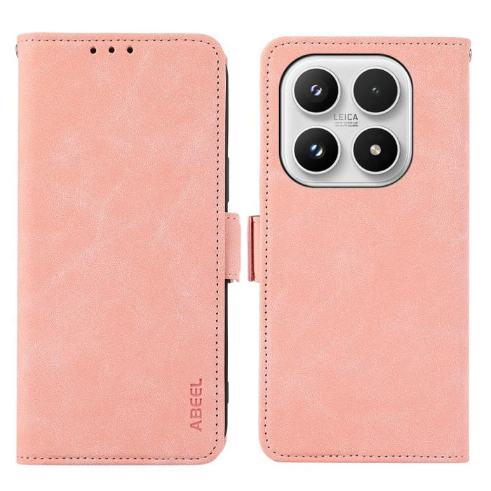 Funda de cuero para teléfono con tecnología RFID y imán esmerilado ABEEL, For Xiaomi 17T Pro 5G, For Xiaomi 17T 5G, For Xiaomi 17 Pro Max, For Xiaomi 17 Pro, For Xiaomi 17, For Xiaomi 15T Pro 5G, For Xiaomi 15T 5G, For Xiaomi Poco F7 Pro / F7 Ultra Glo...