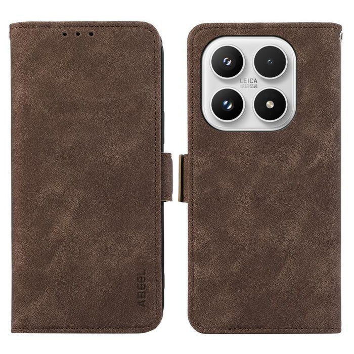 Funda de cuero para teléfono con tecnología RFID y imán esmerilado ABEEL, For Xiaomi 17T Pro 5G, For Xiaomi 17T 5G, For Xiaomi 17 Pro Max, For Xiaomi 17 Pro, For Xiaomi 17, For Xiaomi 15T Pro 5G, For Xiaomi 15T 5G, For Xiaomi Poco F7 Pro / F7 Ultra Glo...