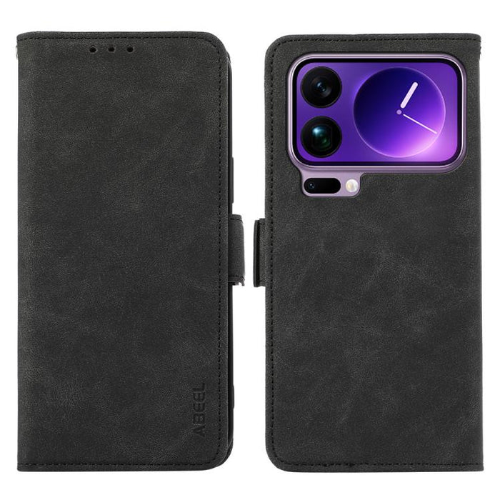 Funda de cuero para teléfono con tecnología RFID y imán esmerilado ABEEL, For Xiaomi 17T Pro 5G, For Xiaomi 17T 5G, For Xiaomi 17 Pro Max, For Xiaomi 17 Pro, For Xiaomi 17, For Xiaomi 15T Pro 5G, For Xiaomi 15T 5G, For Xiaomi Poco F7 Pro / F7 Ultra Glo...