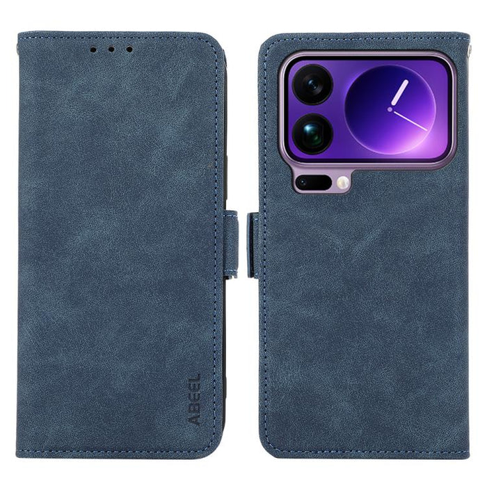 Funda de cuero para teléfono con tecnología RFID y imán esmerilado ABEEL, For Xiaomi 17T Pro 5G, For Xiaomi 17T 5G, For Xiaomi 17 Pro Max, For Xiaomi 17 Pro, For Xiaomi 17, For Xiaomi 15T Pro 5G, For Xiaomi 15T 5G, For Xiaomi Poco F7 Pro / F7 Ultra Glo...