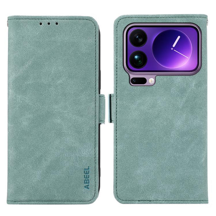 Funda de cuero para teléfono con tecnología RFID y imán esmerilado ABEEL, For Xiaomi 17T Pro 5G, For Xiaomi 17T 5G, For Xiaomi 17 Pro Max, For Xiaomi 17 Pro, For Xiaomi 17, For Xiaomi 15T Pro 5G, For Xiaomi 15T 5G, For Xiaomi Poco F7 Pro / F7 Ultra Glo...