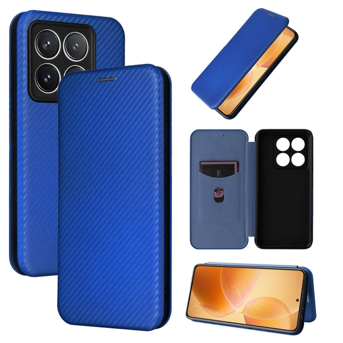 Funda de cuero con tapa para teléfono con textura de fibra de carbono, For Xiaomi 17T Pro 5G, For Xiaomi 17T 5G, For Xiaomi 17 Ultra, For Xiaomi 17 Pro Max, For Xiaomi 17 Pro, For Xiaomi 17, For Xiaomi Poco F7 5G Global, For Xiaomi 15 Ultra            ...