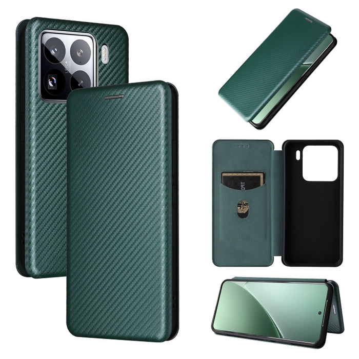 Funda de cuero con tapa para teléfono con textura de fibra de carbono, For Xiaomi 17T Pro 5G, For Xiaomi 17T 5G, For Xiaomi 17 Ultra, For Xiaomi 17 Pro Max, For Xiaomi 17 Pro, For Xiaomi 17, For Xiaomi Poco F7 5G Global, For Xiaomi 15 Ultra            ...
