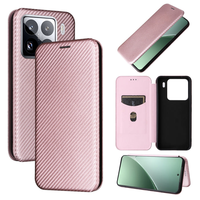 Funda de cuero con tapa para teléfono con textura de fibra de carbono, For Xiaomi 17T Pro 5G, For Xiaomi 17T 5G, For Xiaomi 17 Ultra, For Xiaomi 17 Pro Max, For Xiaomi 17 Pro, For Xiaomi 17, For Xiaomi Poco F7 5G Global, For Xiaomi 15 Ultra            ...