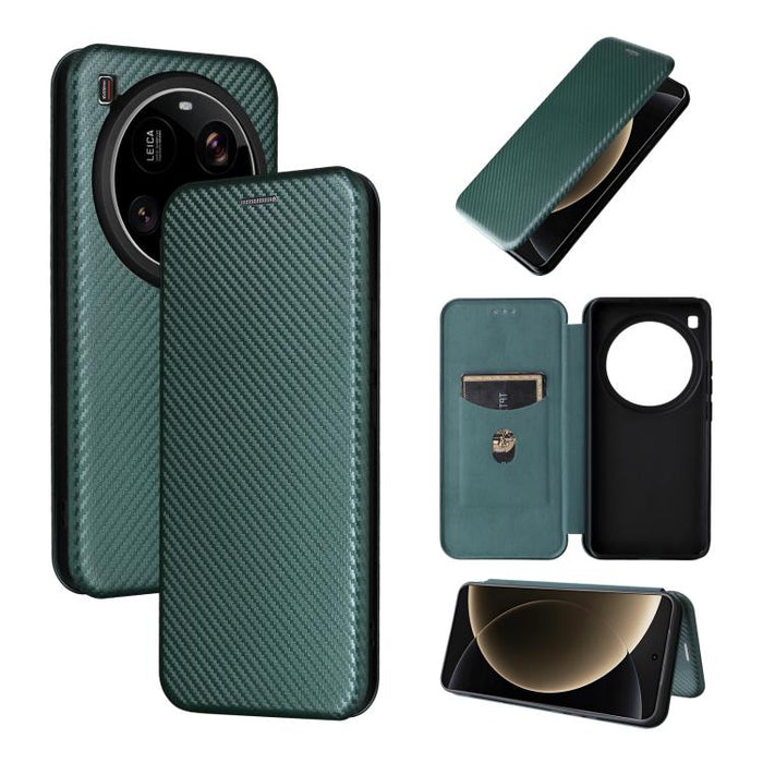 Funda de cuero con tapa para teléfono con textura de fibra de carbono, For Xiaomi 17T Pro 5G, For Xiaomi 17T 5G, For Xiaomi 17 Ultra, For Xiaomi 17 Pro Max, For Xiaomi 17 Pro, For Xiaomi 17, For Xiaomi Poco F7 5G Global, For Xiaomi 15 Ultra            ...