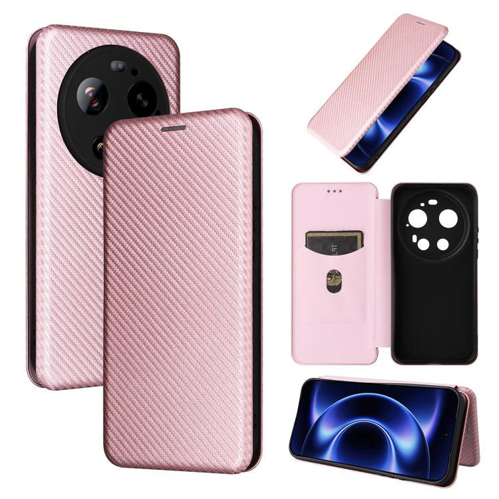 Funda de cuero con tapa para teléfono con textura de fibra de carbono, For Xiaomi 17T Pro 5G, For Xiaomi 17T 5G, For Xiaomi 17 Ultra, For Xiaomi 17 Pro Max, For Xiaomi 17 Pro, For Xiaomi 17, For Xiaomi Poco F7 5G Global, For Xiaomi 15 Ultra            ...