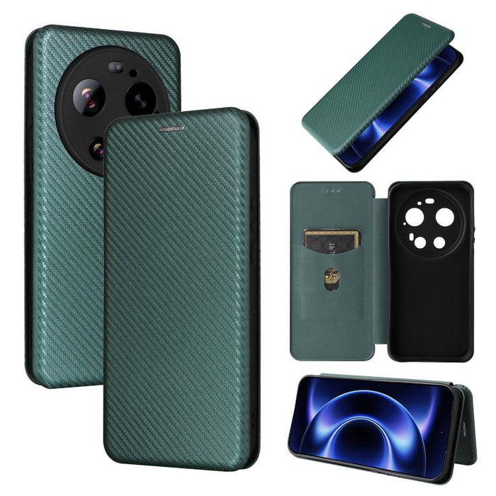 Funda de cuero con tapa para teléfono con textura de fibra de carbono, For Xiaomi 17T Pro 5G, For Xiaomi 17T 5G, For Xiaomi 17 Ultra, For Xiaomi 17 Pro Max, For Xiaomi 17 Pro, For Xiaomi 17, For Xiaomi Poco F7 5G Global, For Xiaomi 15 Ultra            ...