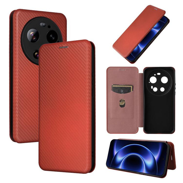 Funda de cuero con tapa para teléfono con textura de fibra de carbono, For Xiaomi 17T Pro 5G, For Xiaomi 17T 5G, For Xiaomi 17 Ultra, For Xiaomi 17 Pro Max, For Xiaomi 17 Pro, For Xiaomi 17, For Xiaomi Poco F7 5G Global, For Xiaomi 15 Ultra            ...