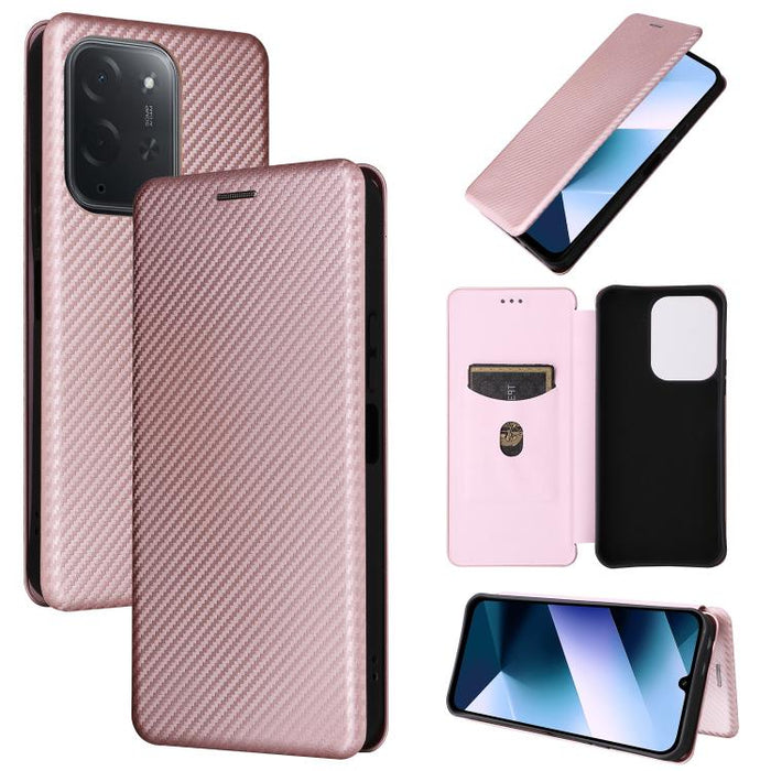 Funda de cuero con tapa para teléfono con textura de fibra de carbono, For Xiaomi 17T Pro 5G, For Xiaomi 17T 5G, For Xiaomi 17 Ultra, For Xiaomi 17 Pro Max, For Xiaomi 17 Pro, For Xiaomi 17, For Xiaomi Poco F7 5G Global, For Xiaomi 15 Ultra            ...