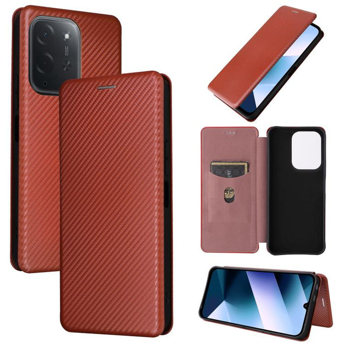 Funda de cuero con tapa para teléfono con textura de fibra de carbono, For Xiaomi 17T Pro 5G, For Xiaomi 17T 5G, For Xiaomi 17 Ultra, For Xiaomi 17 Pro Max, For Xiaomi 17 Pro, For Xiaomi 17, For Xiaomi Poco F7 5G Global, For Xiaomi 15 Ultra            ...