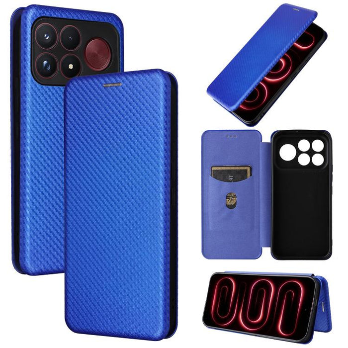 Funda de cuero con tapa para teléfono con textura de fibra de carbono, For Xiaomi 17T Pro 5G, For Xiaomi 17T 5G, For Xiaomi 17 Ultra, For Xiaomi 17 Pro Max, For Xiaomi 17 Pro, For Xiaomi 17, For Xiaomi Poco F7 5G Global, For Xiaomi 15 Ultra            ...